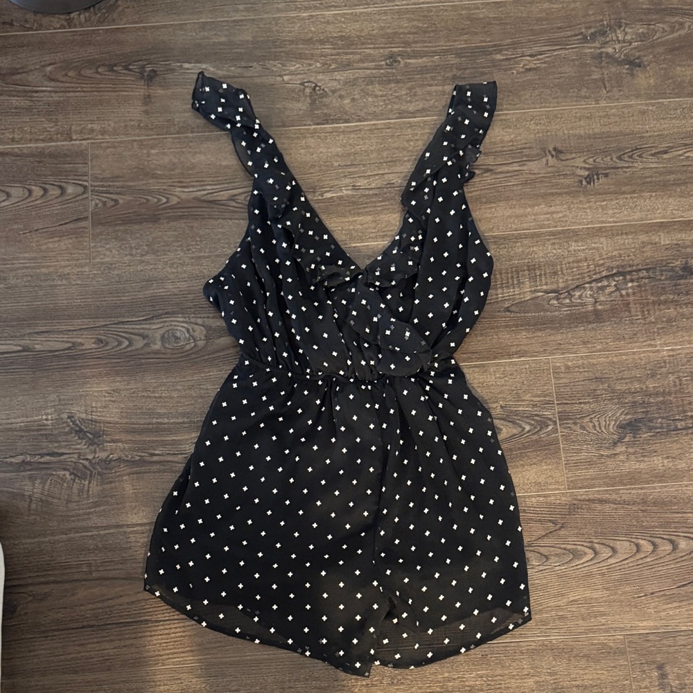 Black One-Piece Romper